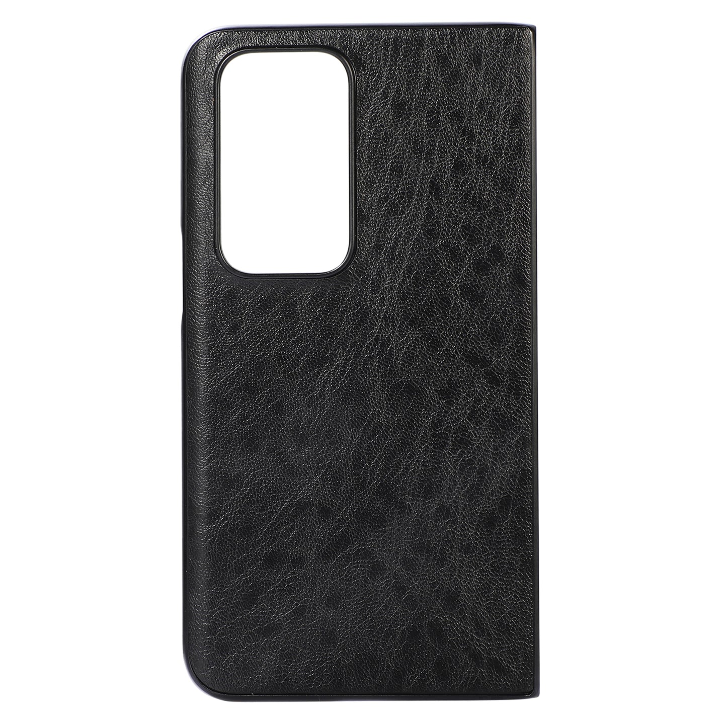 Crazy Horse Texture Mobile Phone Case PU Leather Coated PC Hybrid Phone Cover for Oppo Find N