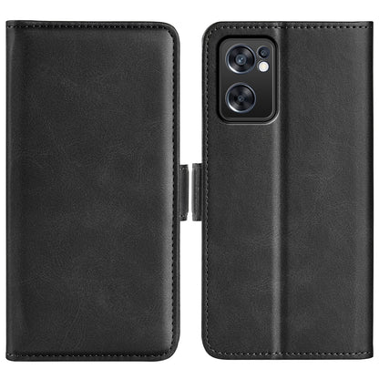 Textured PU Leather Cover for Oppo Reno7 SE 5G Case, Stand Magnetic Closure Shockproof TPU Inner Shell with Wallet