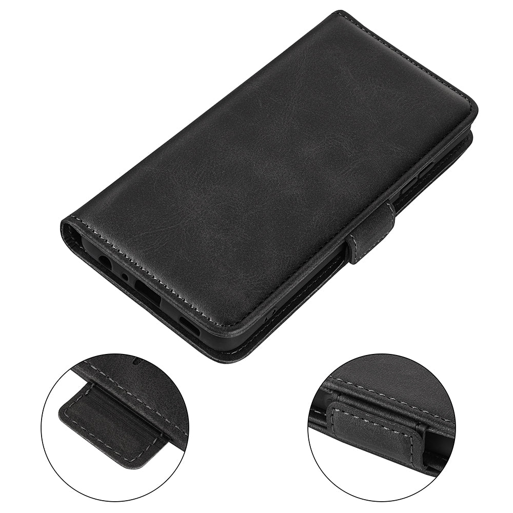 Textured PU Leather Cover for Oppo Reno7 SE 5G Case, Stand Magnetic Closure Shockproof TPU Inner Shell with Wallet