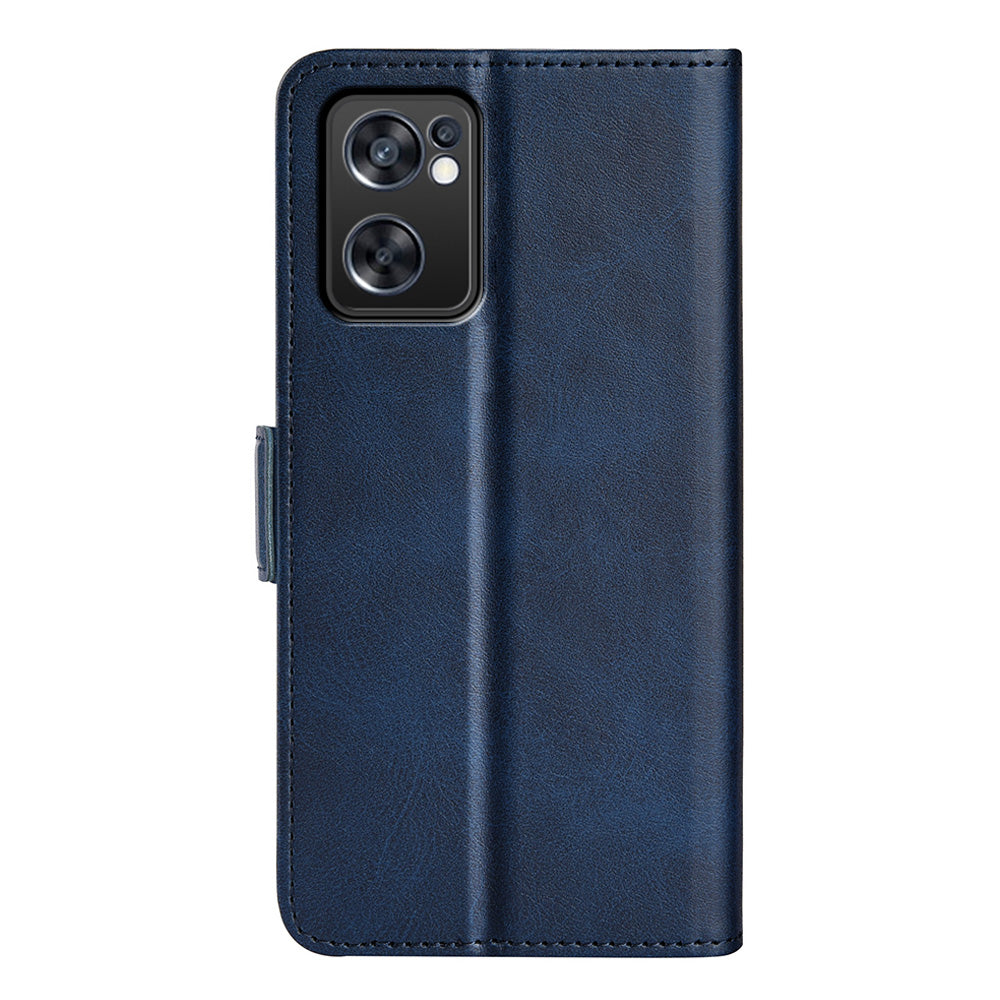 Textured PU Leather Cover for Oppo Reno7 SE 5G Case, Stand Magnetic Closure Shockproof TPU Inner Shell with Wallet