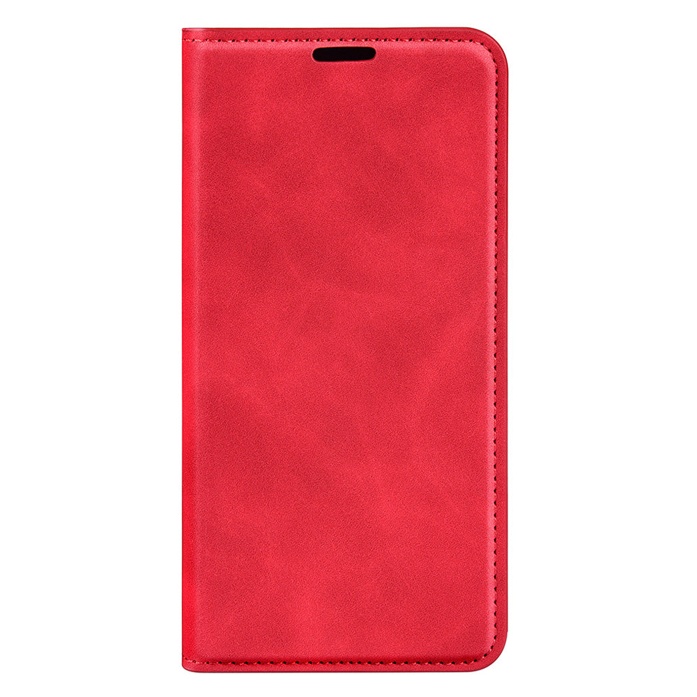 For Oppo Reno7 SE 5G Skin Touch PU Leather Magnetic Adsorption Case Wallet Design TPU Inner Flip Stand Phone Cover