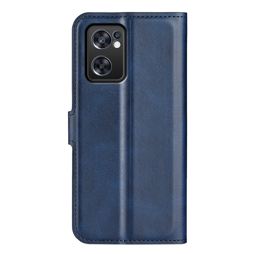 Texture PU Leather Wallet Cover for Oppo Reno7 SE 5G Case, Stand Function Magnetic Closure TPU Inner Shell