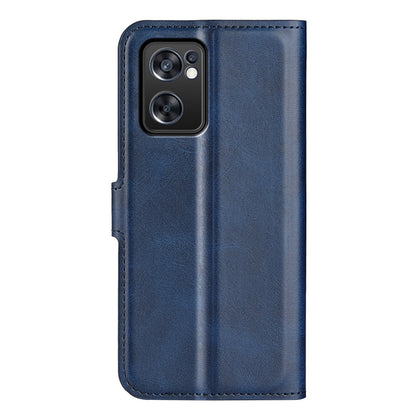 Texture PU Leather Wallet Cover for Oppo Reno7 SE 5G Case, Stand Function Magnetic Closure TPU Inner Shell