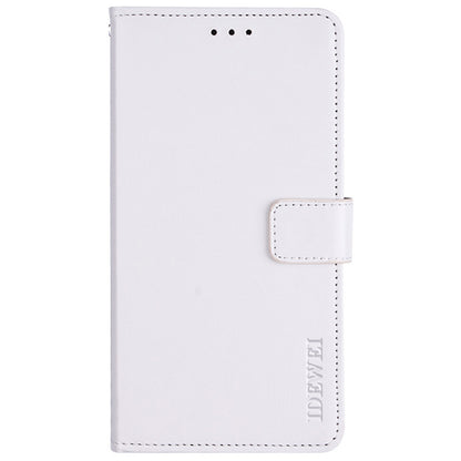 IDEWEI For Oppo Reno7 Pro 5G Crazy Horse Texture Cover PU Leather + TPU Stand Wallet Phone Case