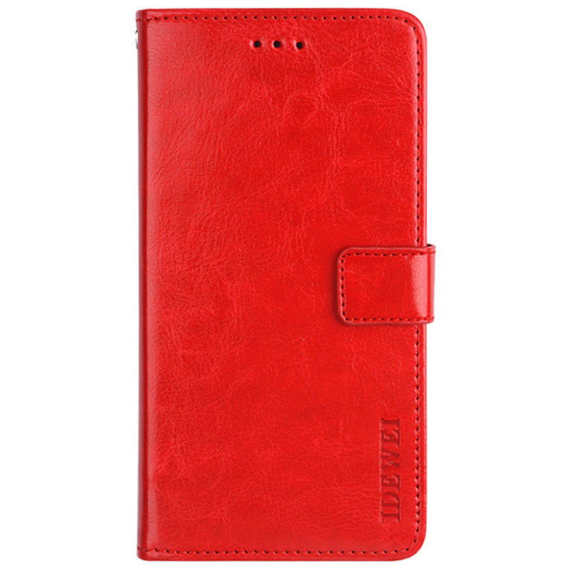 IDEWEI For Oppo Reno7 Pro 5G Crazy Horse Texture Cover PU Leather + TPU Stand Wallet Phone Case