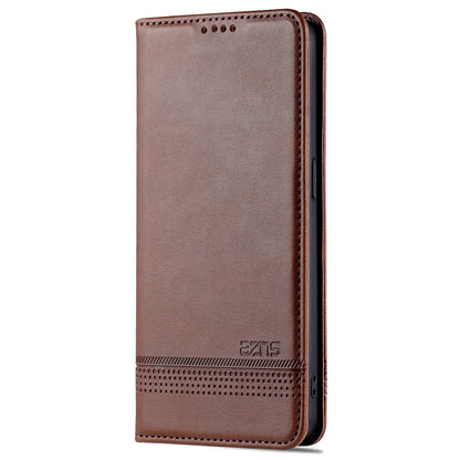 AZNS Textured PU Leather Wallet Flip Case Magnetic Absorption Folding Stand Protective Cover for Oppo Reno7 5G (China)