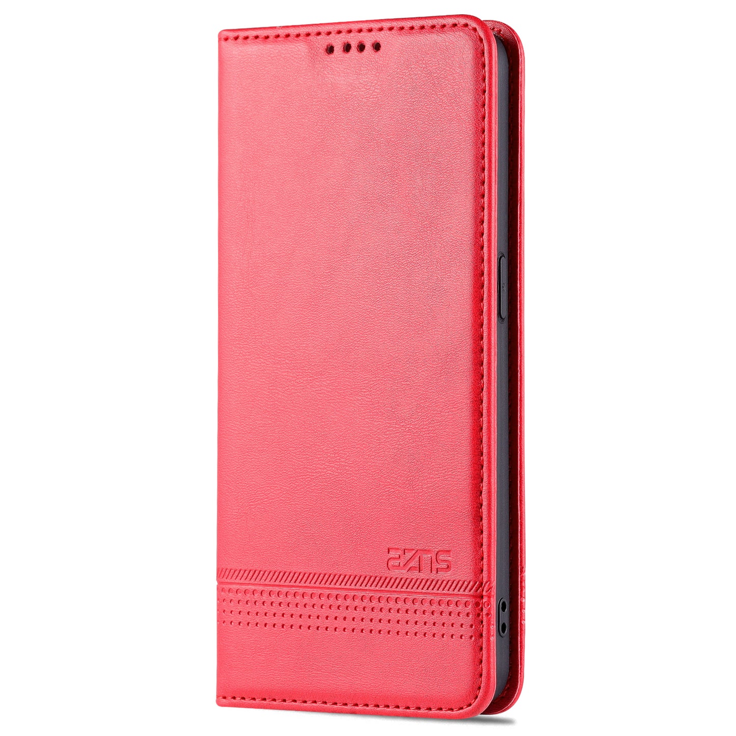 AZNS Textured PU Leather Wallet Flip Case Magnetic Absorption Folding Stand Protective Cover for Oppo Reno7 5G (China)