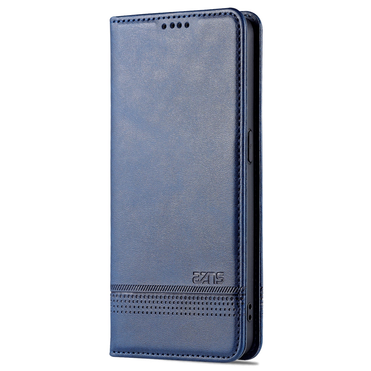 AZNS Textured PU Leather Wallet Flip Case Magnetic Absorption Folding Stand Protective Cover for Oppo Reno7 5G (China)