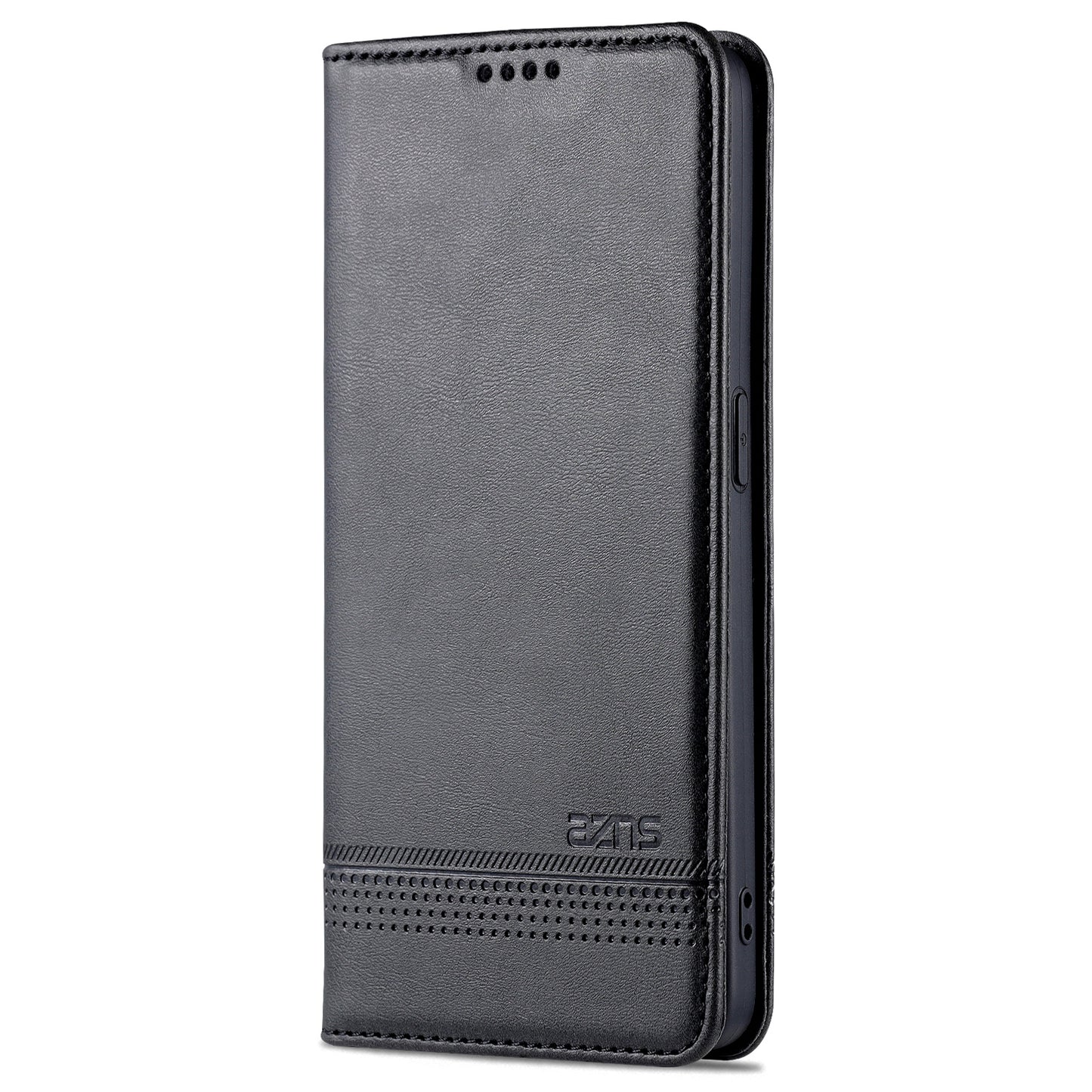 AZNS Phone Case for Oppo Reno7 Pro 5G, Textured PU Leather Magnetic Absorption Stand Function Folio Wallet Shell