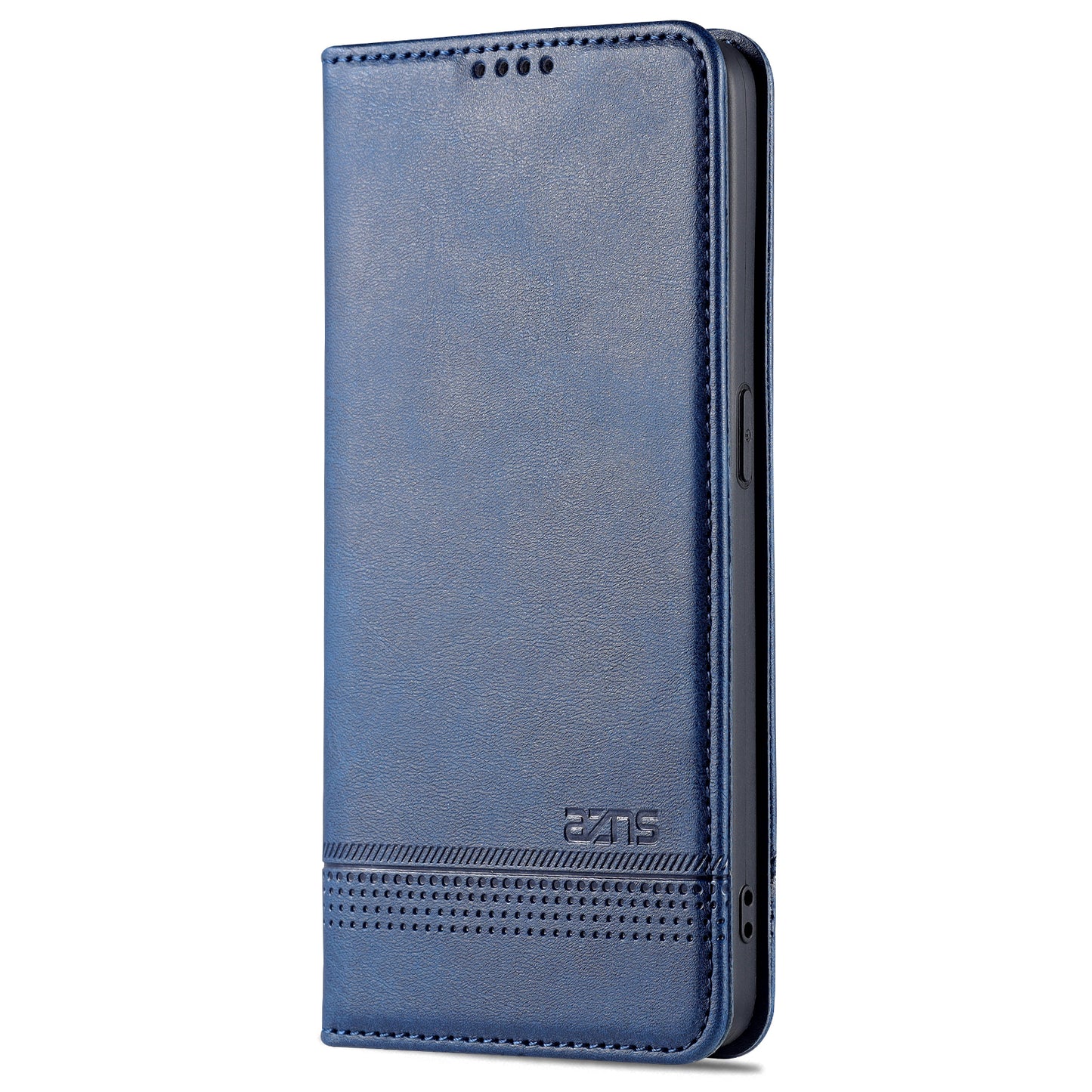 AZNS Phone Case for Oppo Reno7 Pro 5G, Textured PU Leather Magnetic Absorption Stand Function Folio Wallet Shell