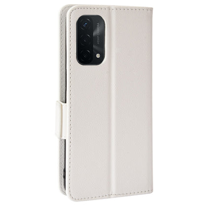 For Oppo A93 5G / A74 5G / A54 5G Litchi Texture PU Leather Phone Case Stand Wallet Flip Protective Cover