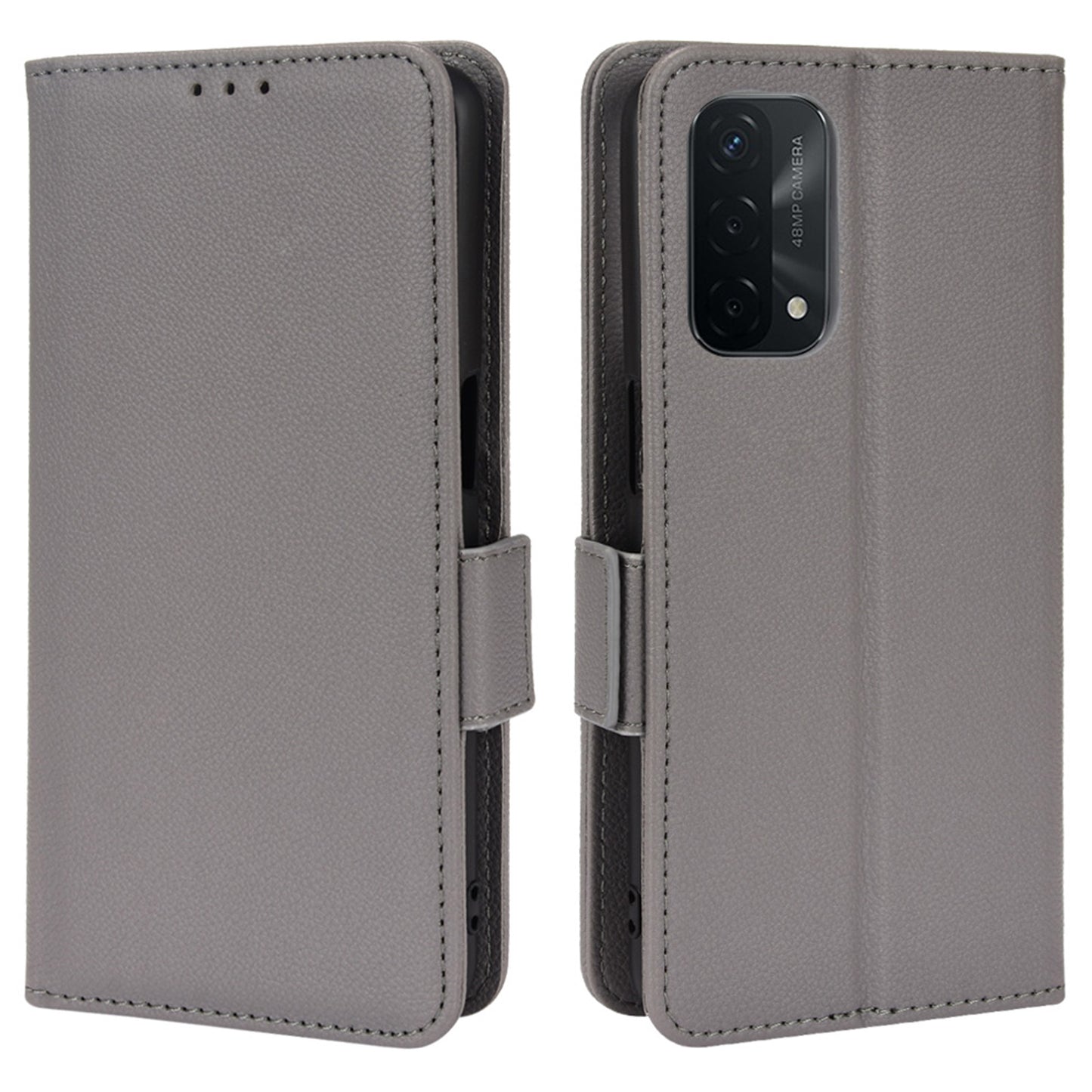 For Oppo A93 5G / A74 5G / A54 5G Litchi Texture PU Leather Phone Case Stand Wallet Flip Protective Cover