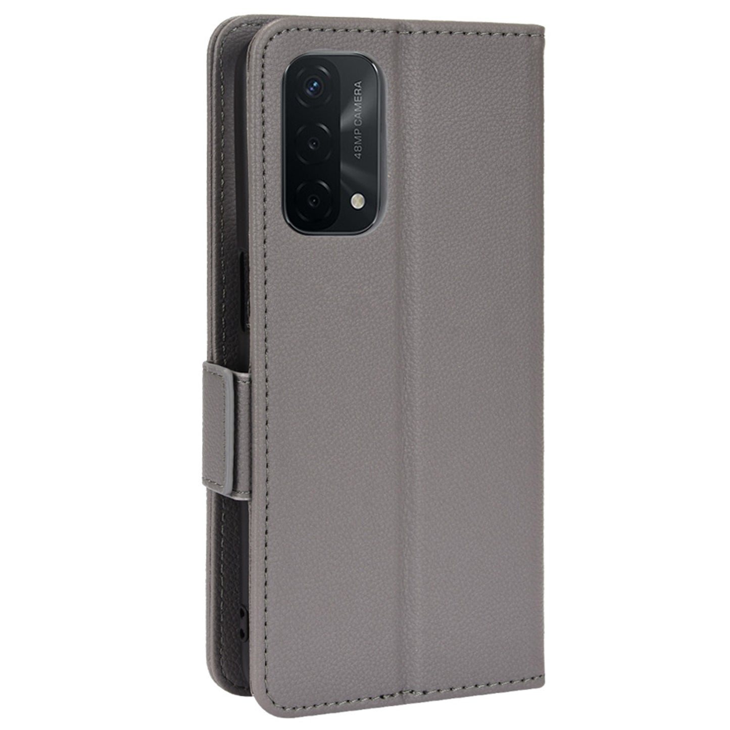 For Oppo A93 5G / A74 5G / A54 5G Litchi Texture PU Leather Phone Case Stand Wallet Flip Protective Cover