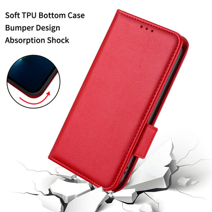 For Oppo A93 5G / A74 5G / A54 5G Litchi Texture PU Leather Phone Case Stand Wallet Flip Protective Cover