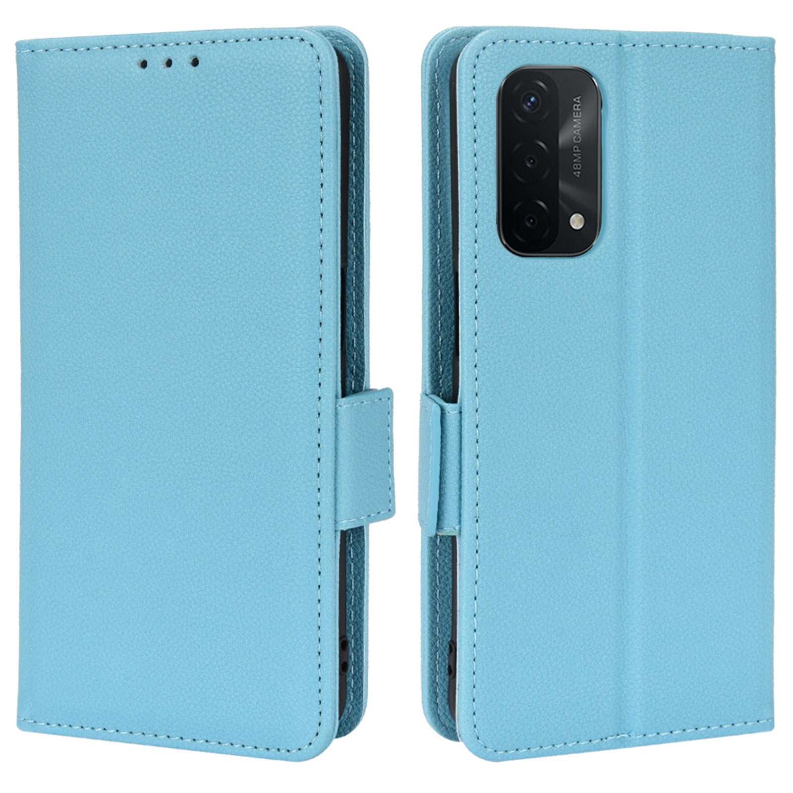 For Oppo A93 5G / A74 5G / A54 5G Litchi Texture PU Leather Phone Case Stand Wallet Flip Protective Cover