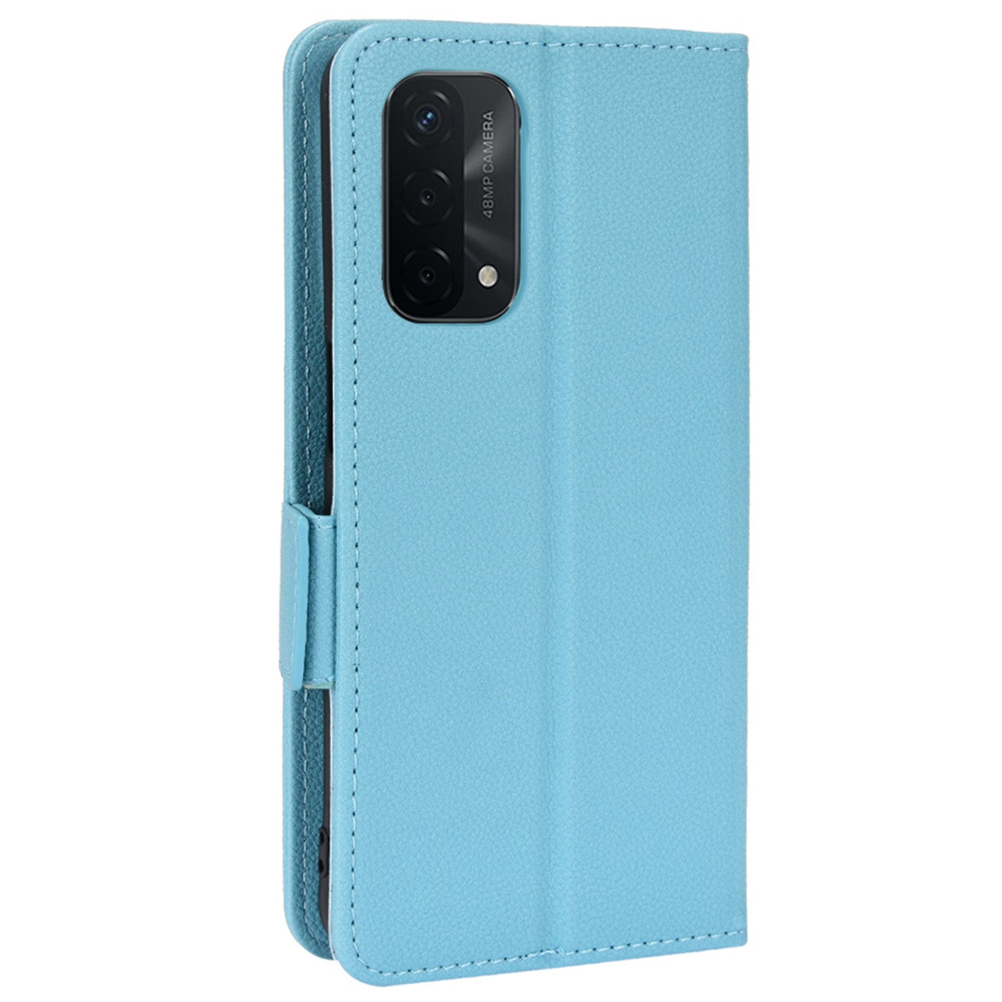 For Oppo A93 5G / A74 5G / A54 5G Litchi Texture PU Leather Phone Case Stand Wallet Flip Protective Cover