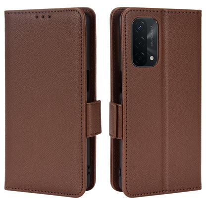 For Oppo A93 5G / A74 5G / A54 5G Litchi Texture PU Leather Phone Case Stand Wallet Flip Protective Cover