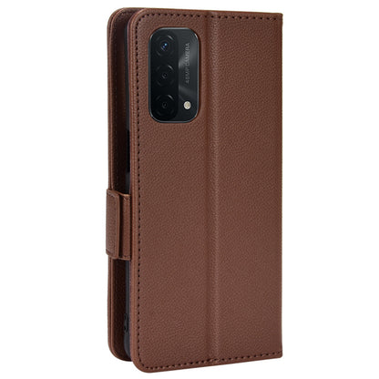 For Oppo A93 5G / A74 5G / A54 5G Litchi Texture PU Leather Phone Case Stand Wallet Flip Protective Cover