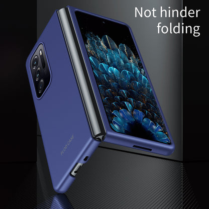 For Oppo Find N Rubberized Surface Skin-Touch-Feeling PC Phone Multiple Color Unhindered Folding Protective Case