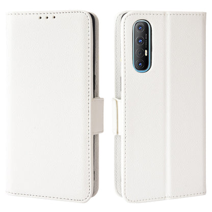 For Oppo Reno3 Pro 5G/Find X2 Neo Litchi Texture Wallet Stand PU Leather + TPU Phone Case