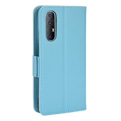 For Oppo Reno3 Pro 5G/Find X2 Neo Litchi Texture Wallet Stand PU Leather + TPU Phone Case