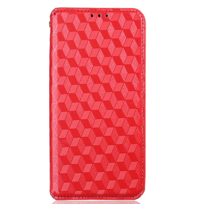 For Oppo Reno3 Pro 5G/Find X2 Neo Anti-scratch Wallet Stand PU Leather Shell Imprinting Rhombus Phone Case