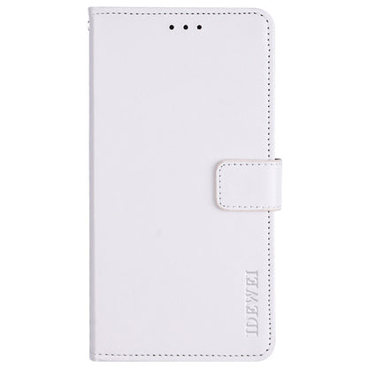 IDEWEI For Oppo A16K Crazy Horse Texture Wallet Stand PU Leather + TPU Case Phone Shell