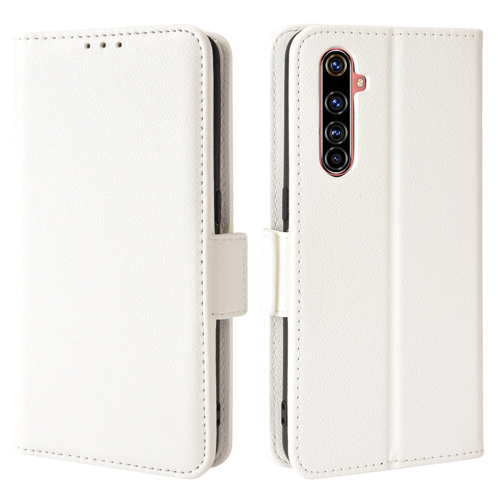 For Realme X50 Pro 5G/X50 Pro Player Litchi Texture Wallet Stand Leather Phone Case with Double Magnetic Clasp