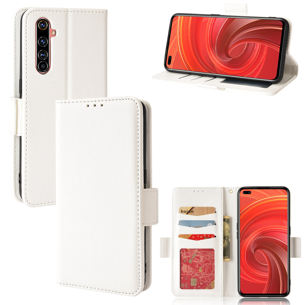 For Realme X50 Pro 5G/X50 Pro Player Litchi Texture Wallet Stand Leather Phone Case with Double Magnetic Clasp