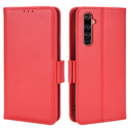 For Realme X50 Pro 5G/X50 Pro Player Litchi Texture Wallet Stand Leather Phone Case with Double Magnetic Clasp