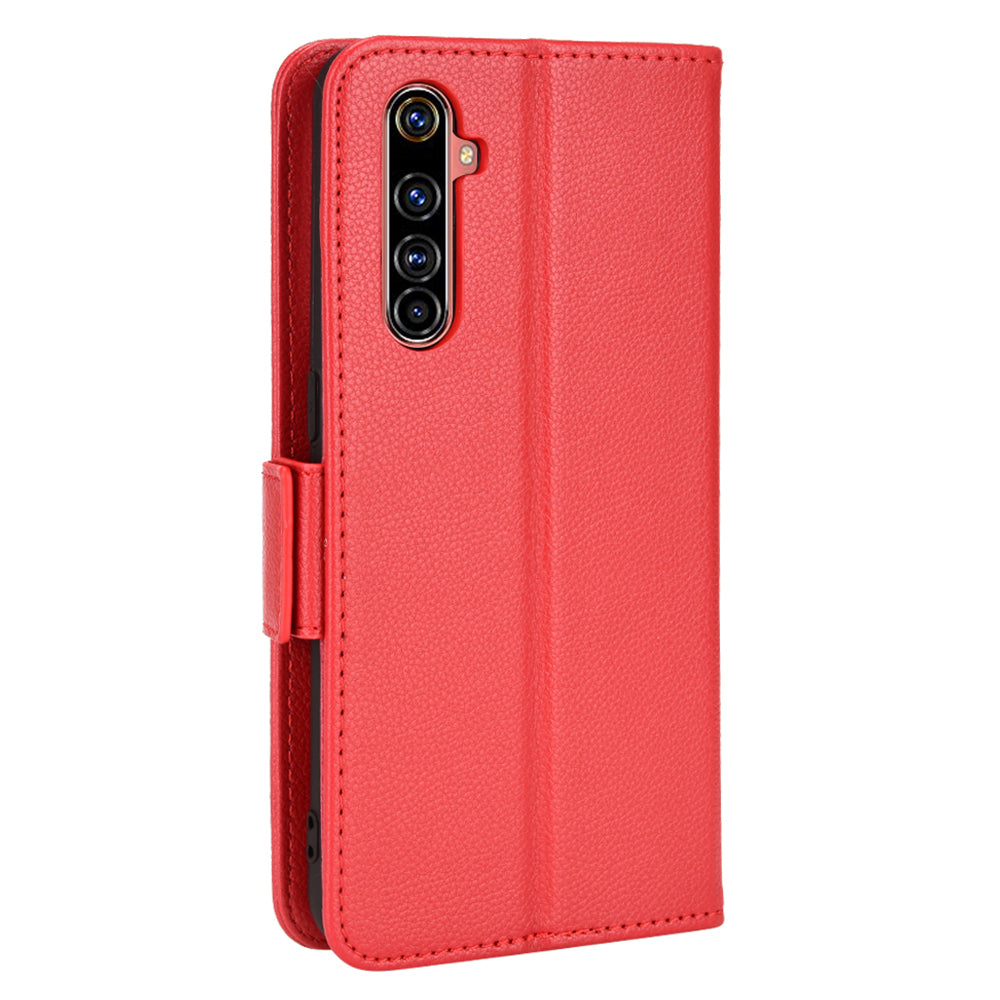 For Realme X50 Pro 5G/X50 Pro Player Litchi Texture Wallet Stand Leather Phone Case with Double Magnetic Clasp