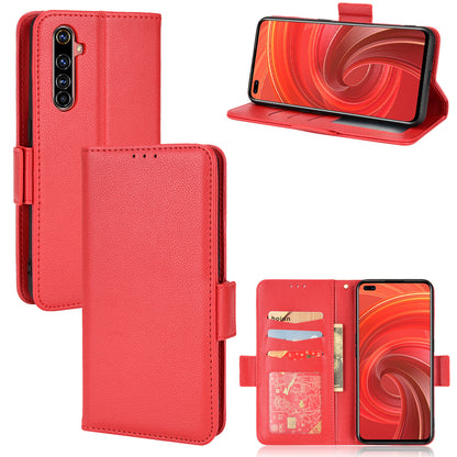 For Realme X50 Pro 5G/X50 Pro Player Litchi Texture Wallet Stand Leather Phone Case with Double Magnetic Clasp