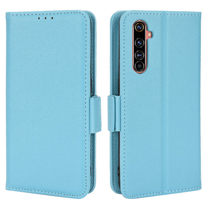 For Realme X50 Pro 5G/X50 Pro Player Litchi Texture Wallet Stand Leather Phone Case with Double Magnetic Clasp