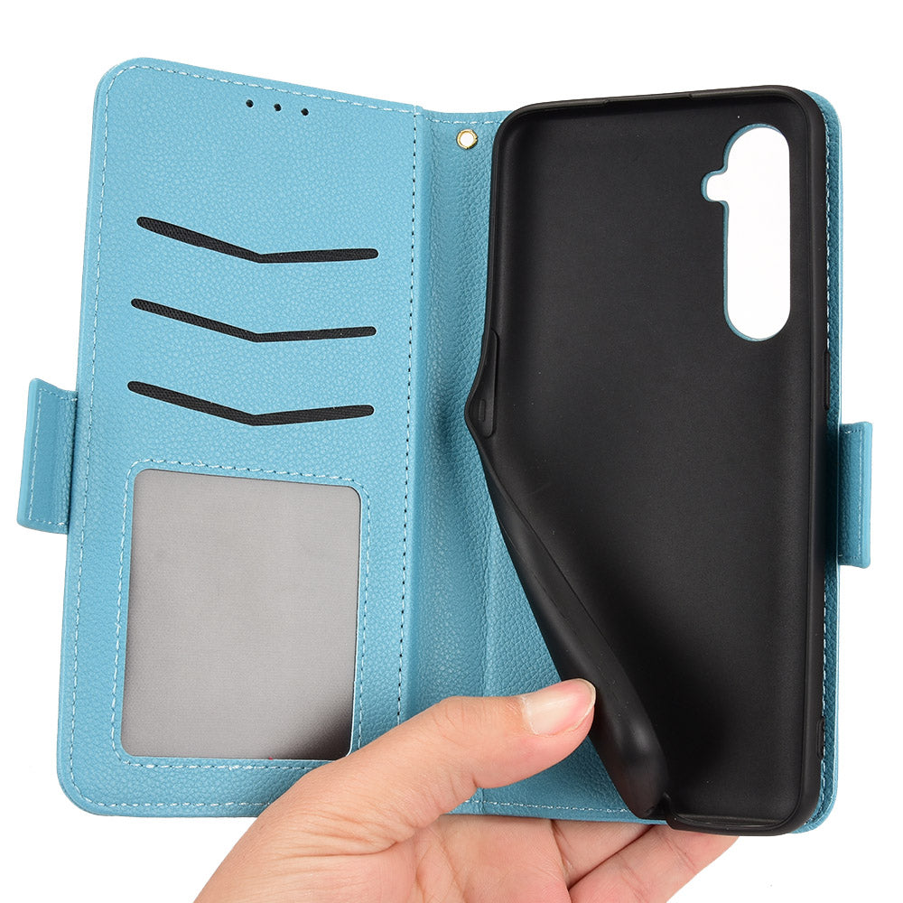 For Realme X50 Pro 5G/X50 Pro Player Litchi Texture Wallet Stand Leather Phone Case with Double Magnetic Clasp