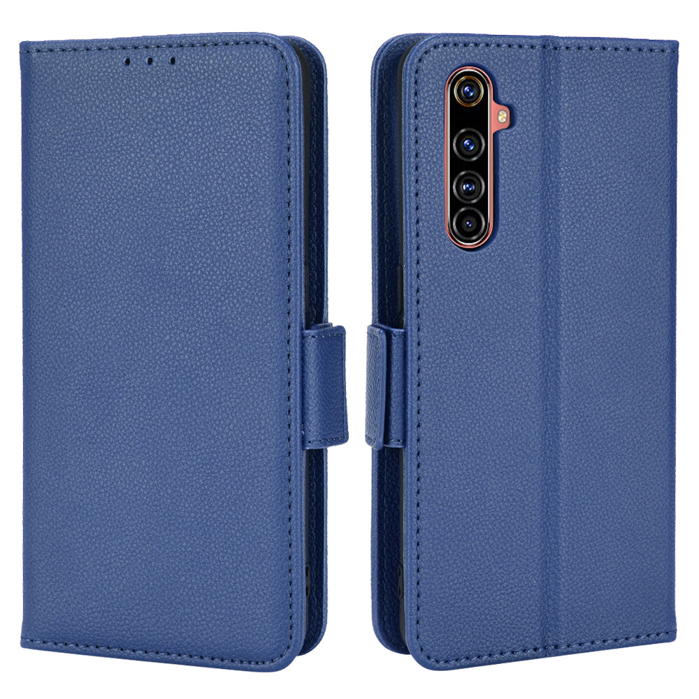 For Realme X50 Pro 5G/X50 Pro Player Litchi Texture Wallet Stand Leather Phone Case with Double Magnetic Clasp