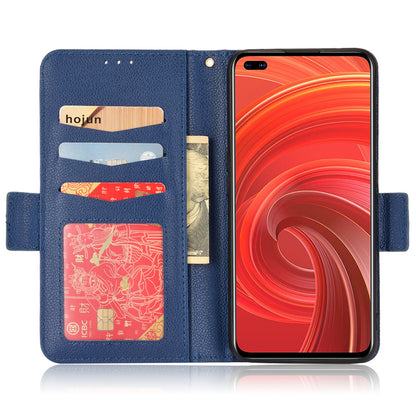 For Realme X50 Pro 5G/X50 Pro Player Litchi Texture Wallet Stand Leather Phone Case with Double Magnetic Clasp