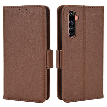 For Realme X50 Pro 5G/X50 Pro Player Litchi Texture Wallet Stand Leather Phone Case with Double Magnetic Clasp