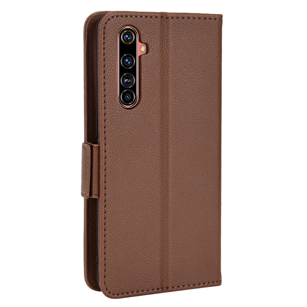 For Realme X50 Pro 5G/X50 Pro Player Litchi Texture Wallet Stand Leather Phone Case with Double Magnetic Clasp