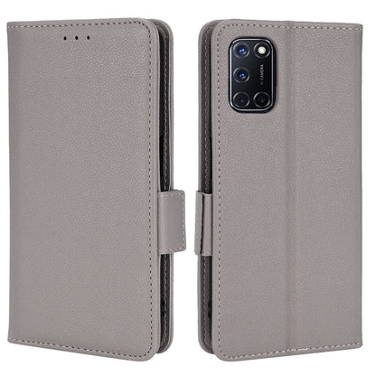 For Oppo A52/A72/A92 4G PU Leather + TPU Shockproof Phone Case Litchi Texture Stand Wallet Cover