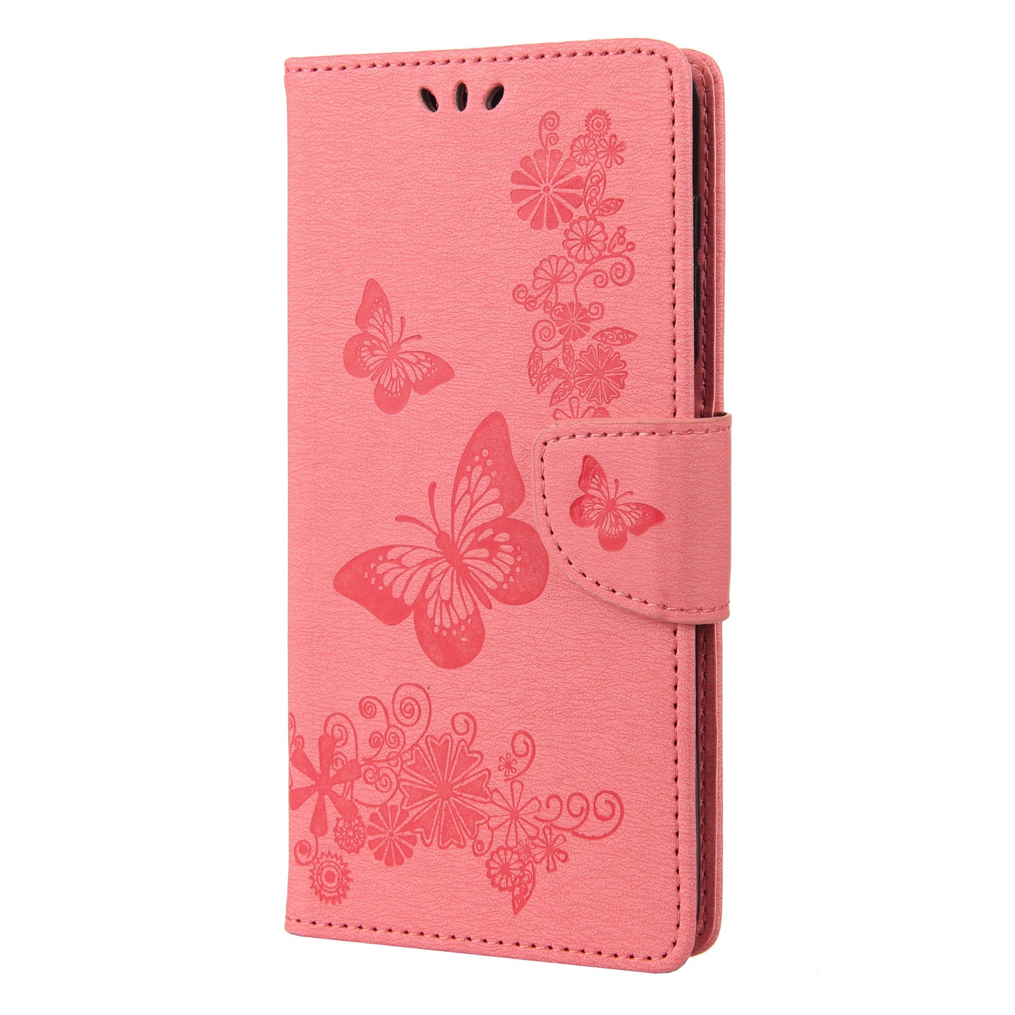 For Oppo A36/A76/Realme 9i Imprinted Butterfly Pattern PU Leather Magnetic Case Wallet Stand Flip Shockproof Cover