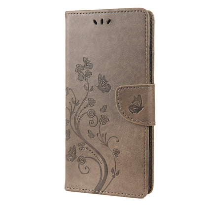 For Oppo A36/A76/Realme 9i Imprinted Butterfly PU Leather Wallet Case Magnetic Closure Stand Flip Shockproof Protective Cover