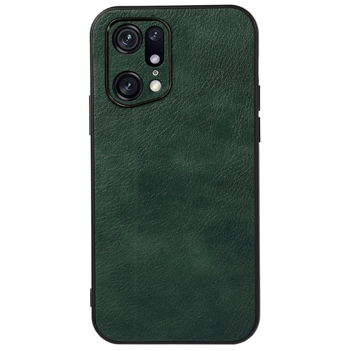 PU Leather Coated TPU + PC Case for Oppo Find X5 Pro, Litchi Texture Mobile Phone Case Protective Cover