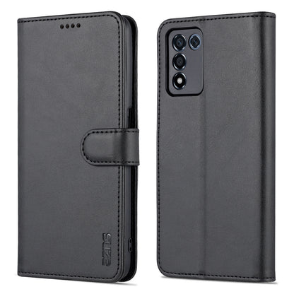 AZNS For Oppo K9s/Realme Q3s Scratch-proof PU Leather Case Wallet Folding Stand Magnetic Flip Cover