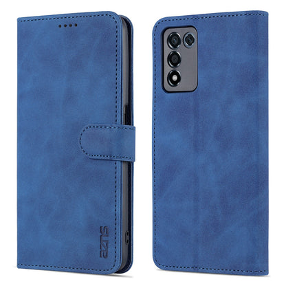 AZNS For Oppo K9s/Realme Q3s Scratch-proof PU Leather Case Wallet Folding Stand Magnetic Flip Cover