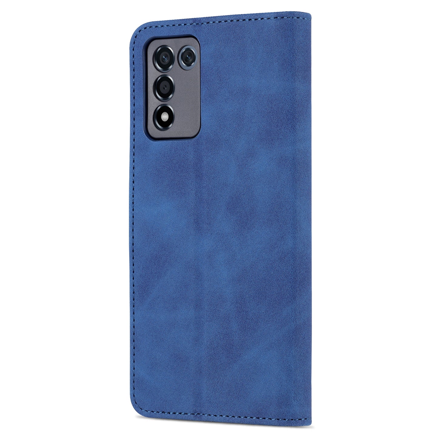 AZNS For Oppo K9s/Realme Q3s Scratch-proof PU Leather Case Wallet Folding Stand Magnetic Flip Cover