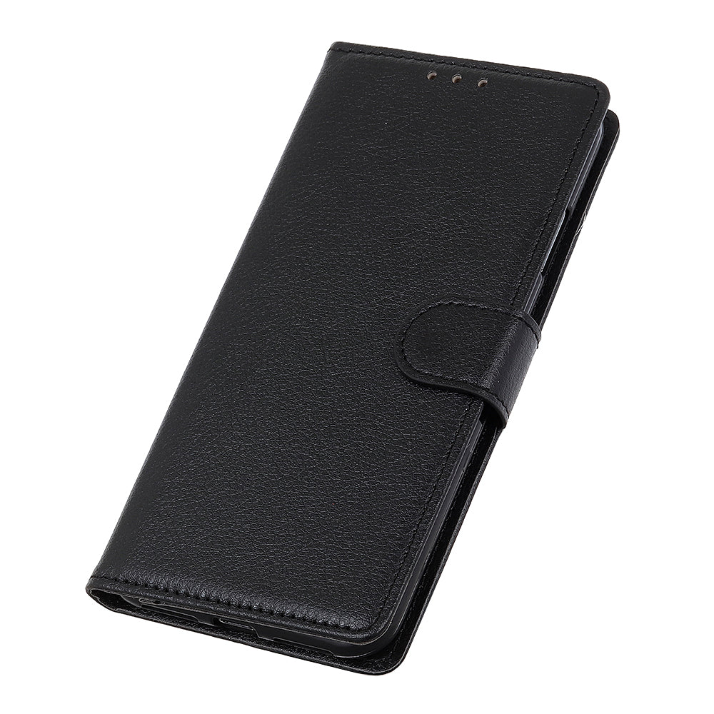 PU Leather + TPU Phone Case for Oppo A96 (China)/Reno7 Z 5G/Reno7 Lite/Reno8 Lite 5G/F21 Pro 5G/OnePlus Nord N20 5G, Litchi Texture Stand Wallet Folio Flip Shell