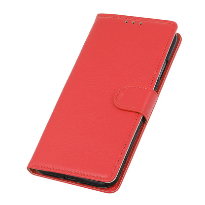 PU Leather + TPU Phone Case for Oppo A96 (China)/Reno7 Z 5G/Reno7 Lite/Reno8 Lite 5G/F21 Pro 5G/OnePlus Nord N20 5G, Litchi Texture Stand Wallet Folio Flip Shell