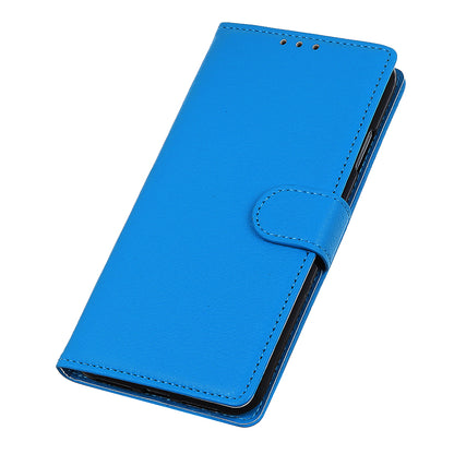 PU Leather + TPU Phone Case for Oppo A96 (China)/Reno7 Z 5G/Reno7 Lite/Reno8 Lite 5G/F21 Pro 5G/OnePlus Nord N20 5G, Litchi Texture Stand Wallet Folio Flip Shell