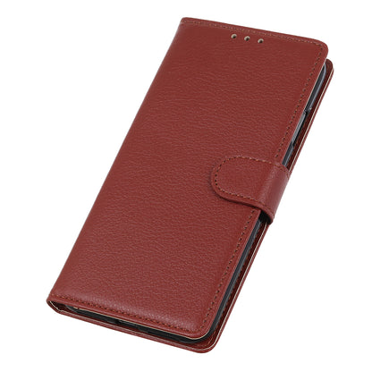 PU Leather + TPU Phone Case for Oppo A96 (China)/Reno7 Z 5G/Reno7 Lite/Reno8 Lite 5G/F21 Pro 5G/OnePlus Nord N20 5G, Litchi Texture Stand Wallet Folio Flip Shell