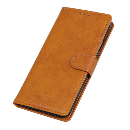 For Oppo A96 (China)/Reno7 Z 5G/Reno7 Lite/Reno8 Lite 5G/F21 Pro 5G/OnePlus Nord N20 5G Textured Leather Cover Magnetic Clasp Phone Case Wallet with Foldable Stand